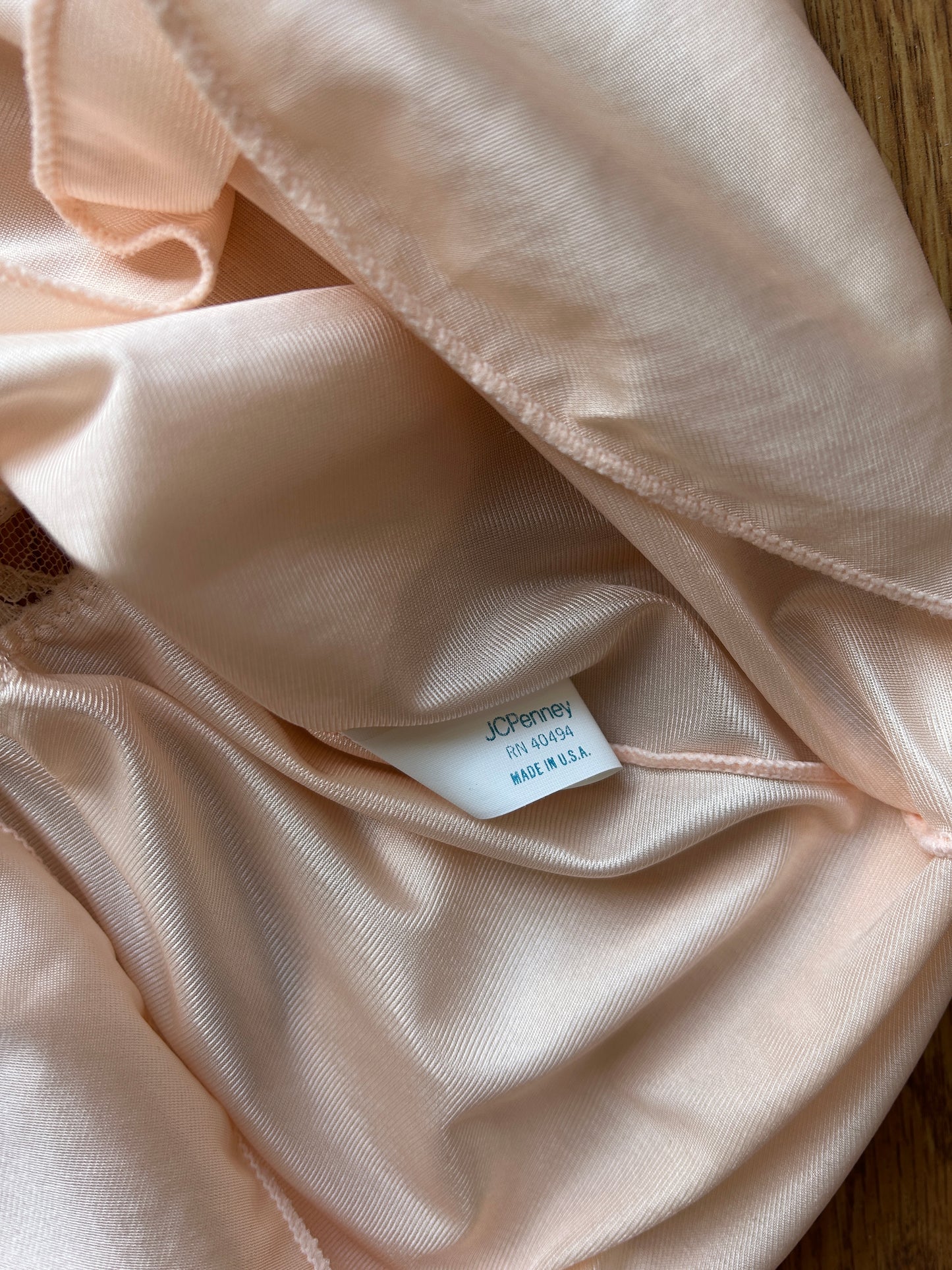 Vintage JCPenney Lace Lined Cami