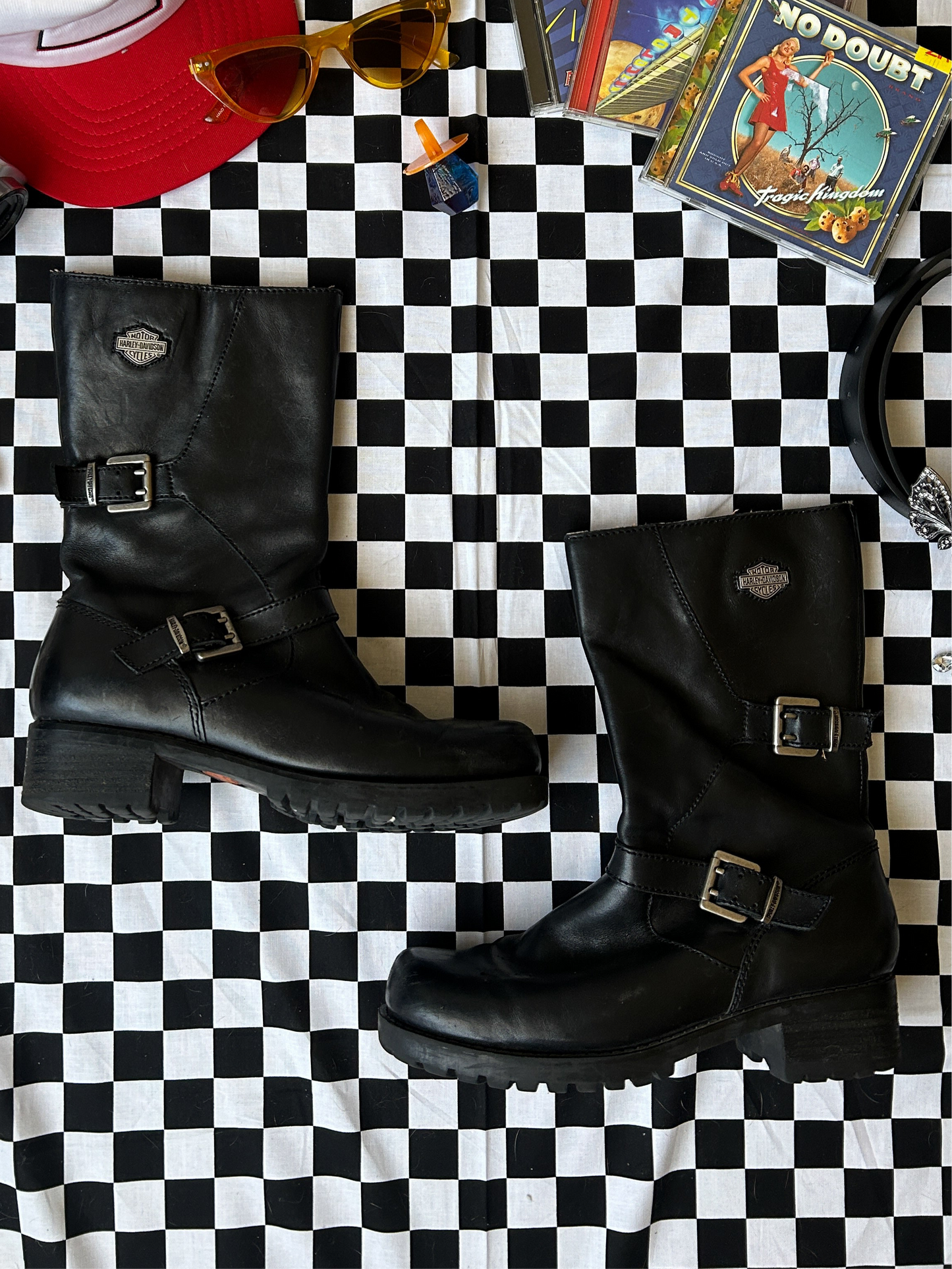Harley Davidson Motorcycle Boots (Size 8.5)
