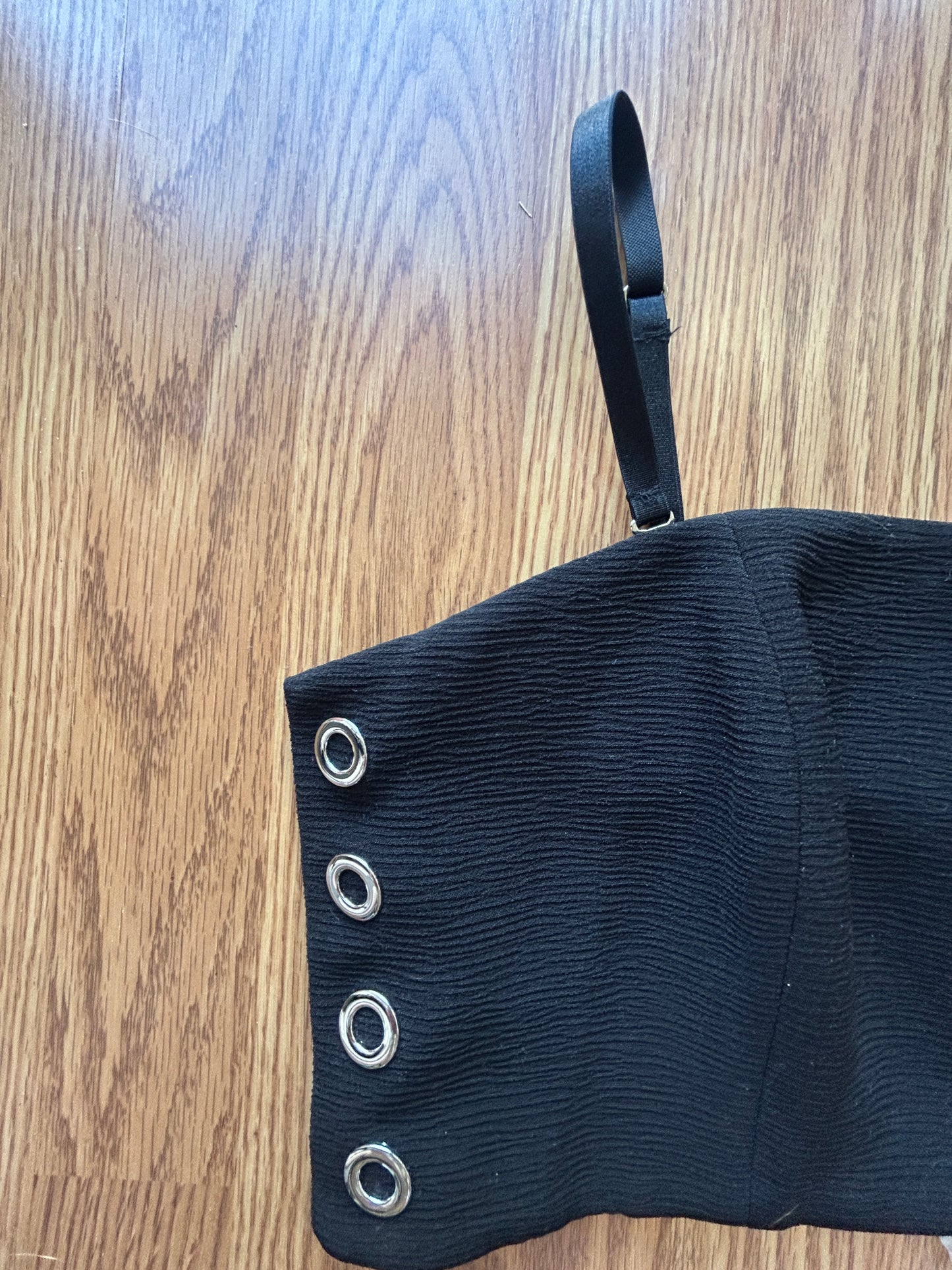 NWT Marciano Tube Top w/ Grommets and Removeable Straps