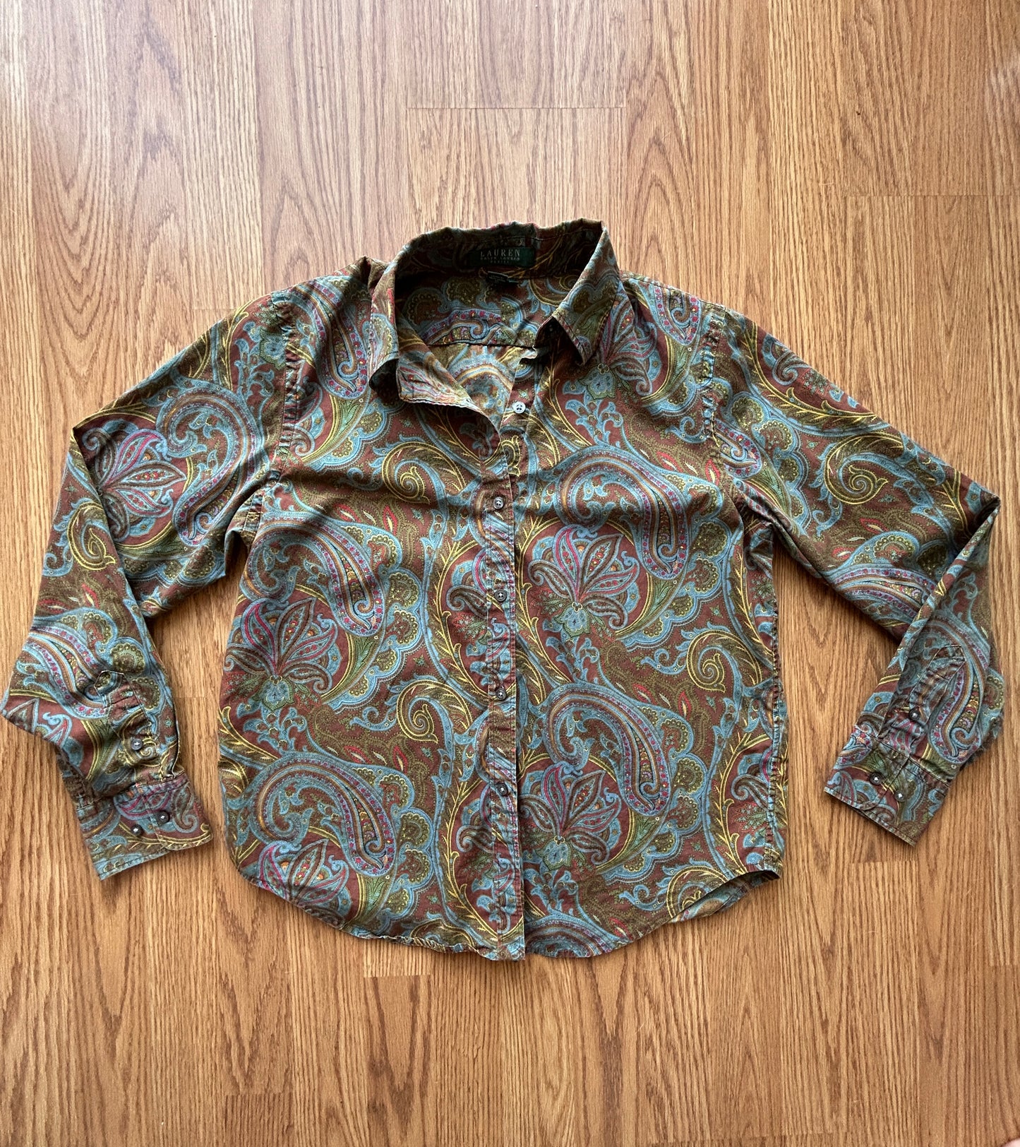 Vintage Ralph Lauren Paisley Button Up