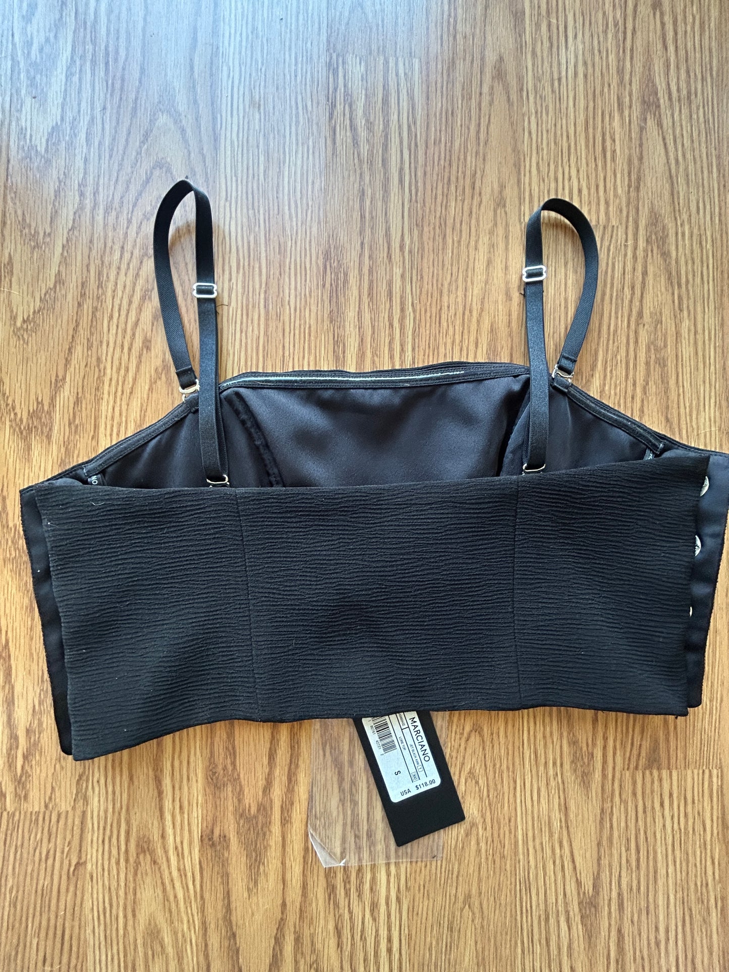NWT Marciano Tube Top w/ Grommets and Removeable Straps