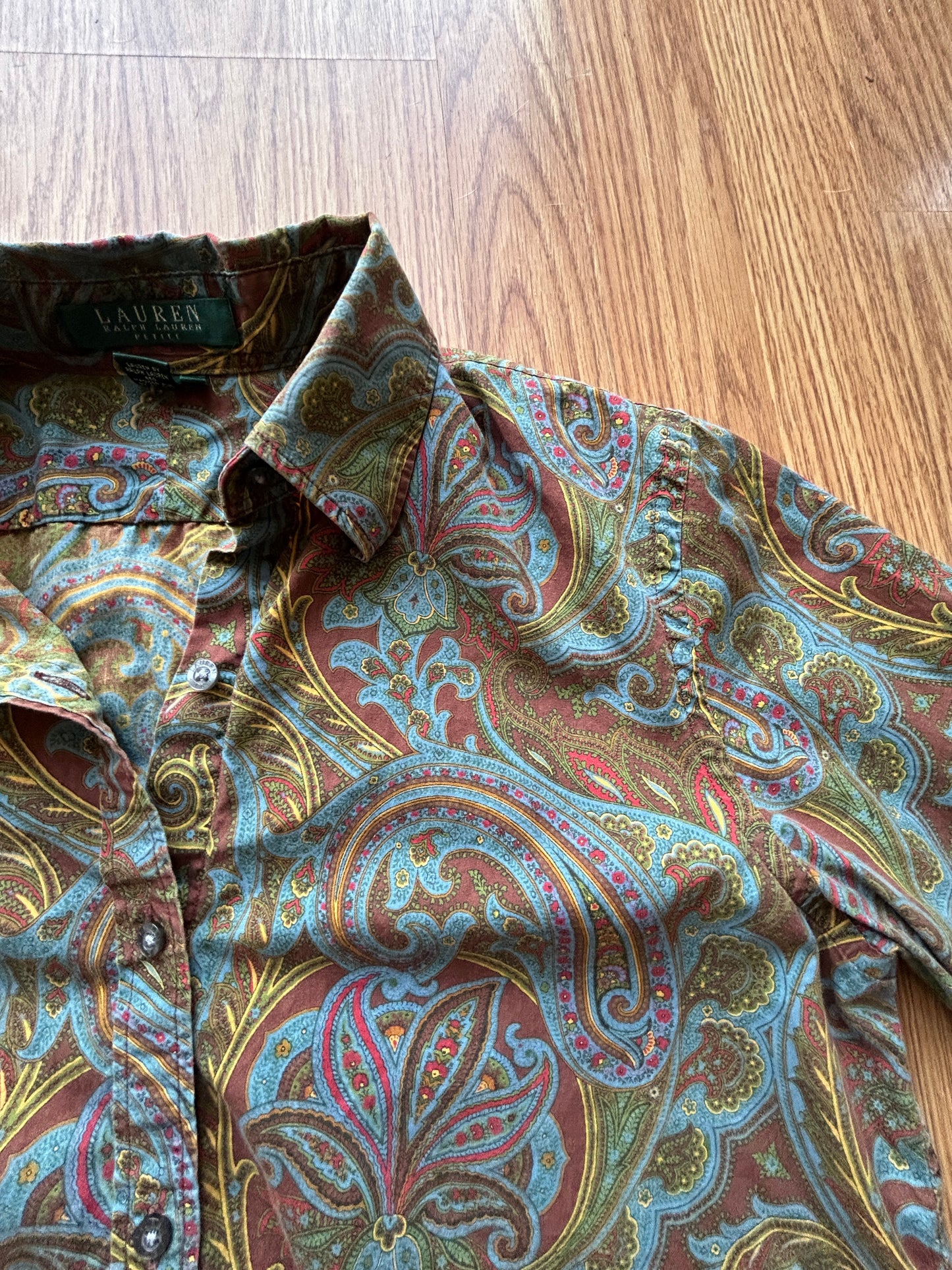Vintage Ralph Lauren Paisley Button Up
