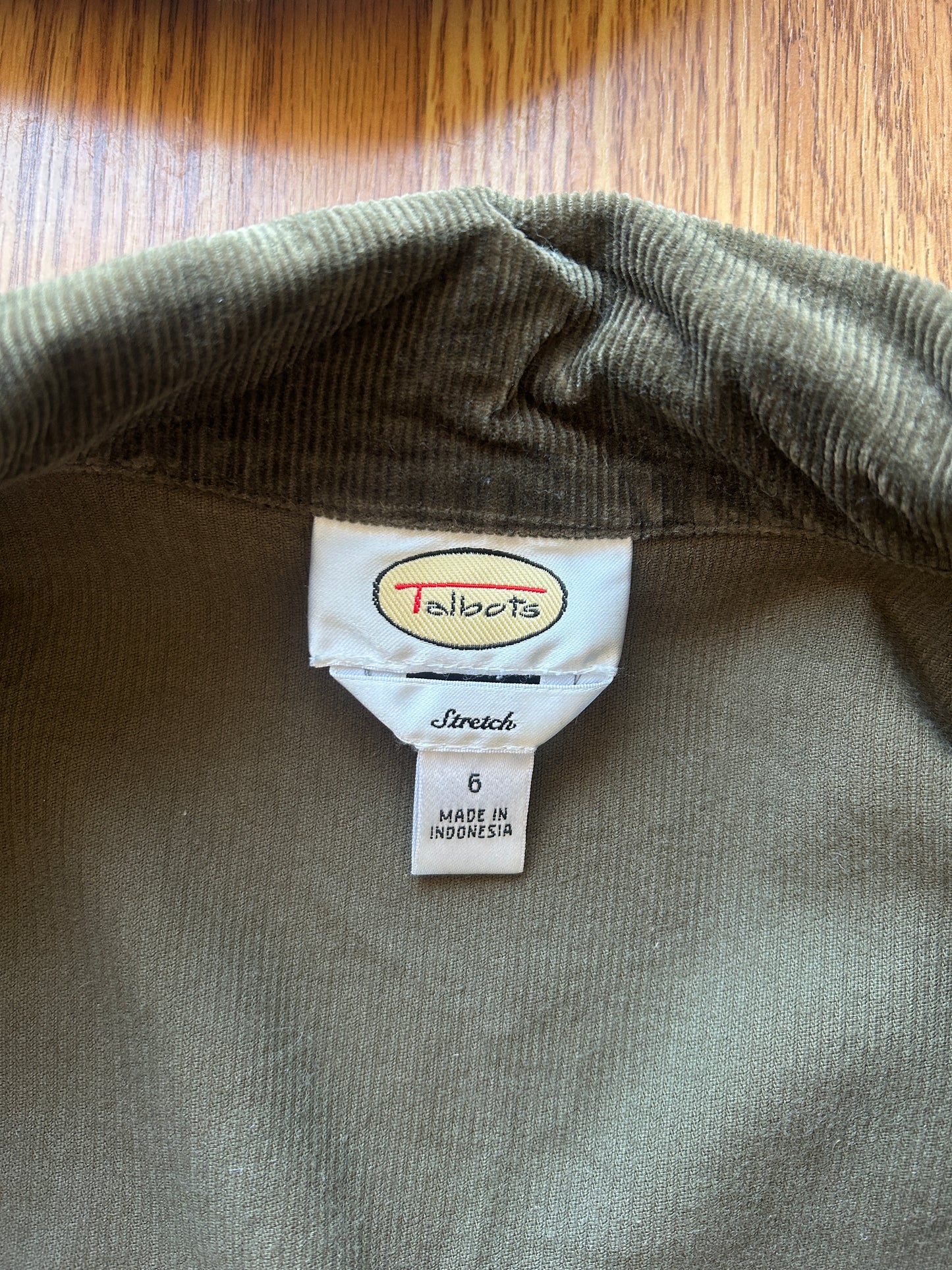 Olive Corduroy Jacket