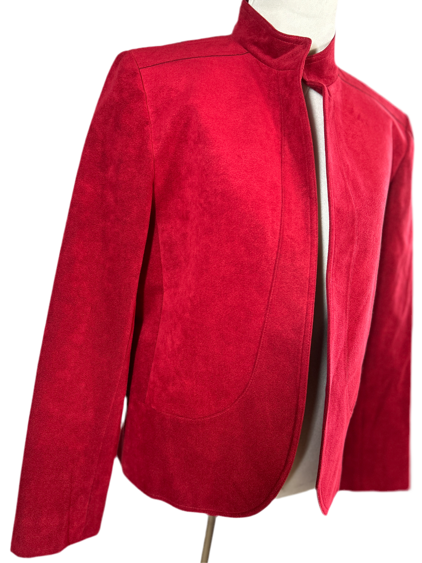 Red Suede Bolero