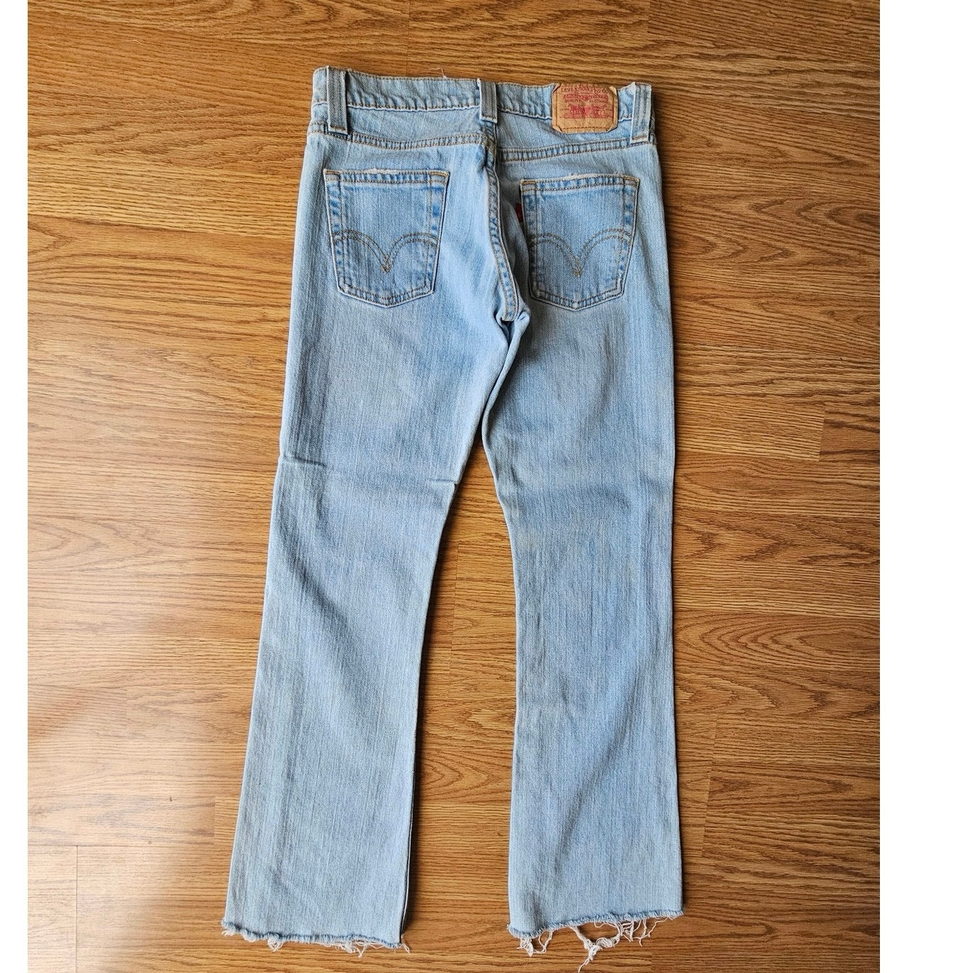 Y2K Levi’s 513 Low Rise Bootcut Jeans Light Wash 28x30