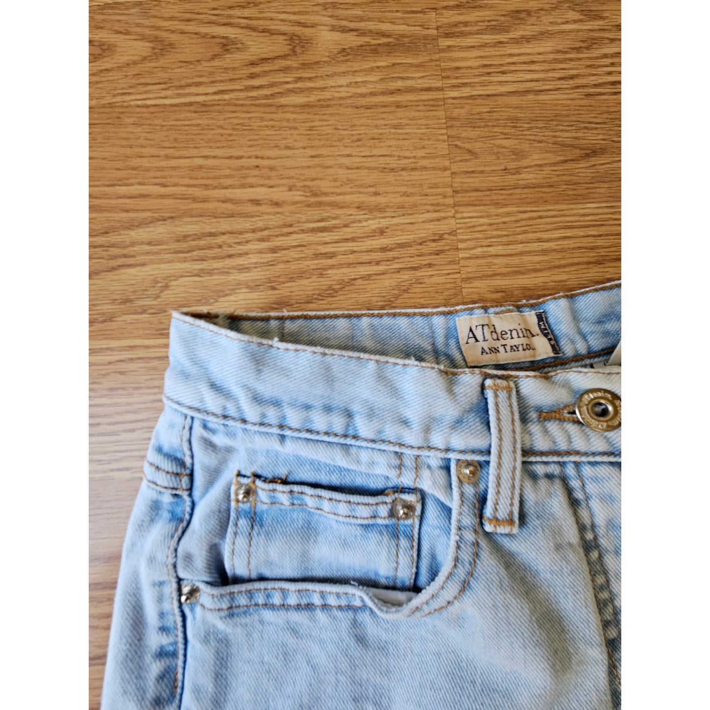 90s Ann Taylor Straight Leg Tapered Jeans - Size 6P
