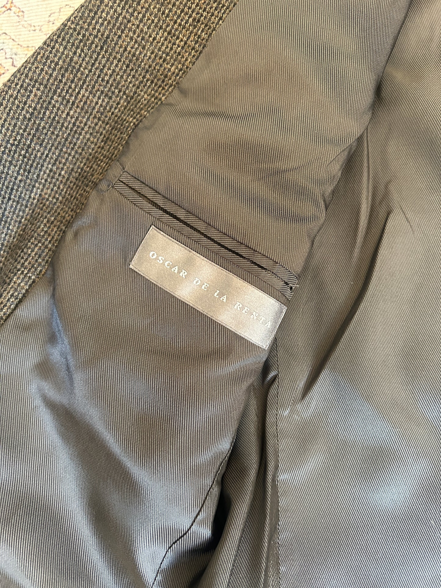 Oscar De La Renta Suit Jacket (Large|Extra Large)