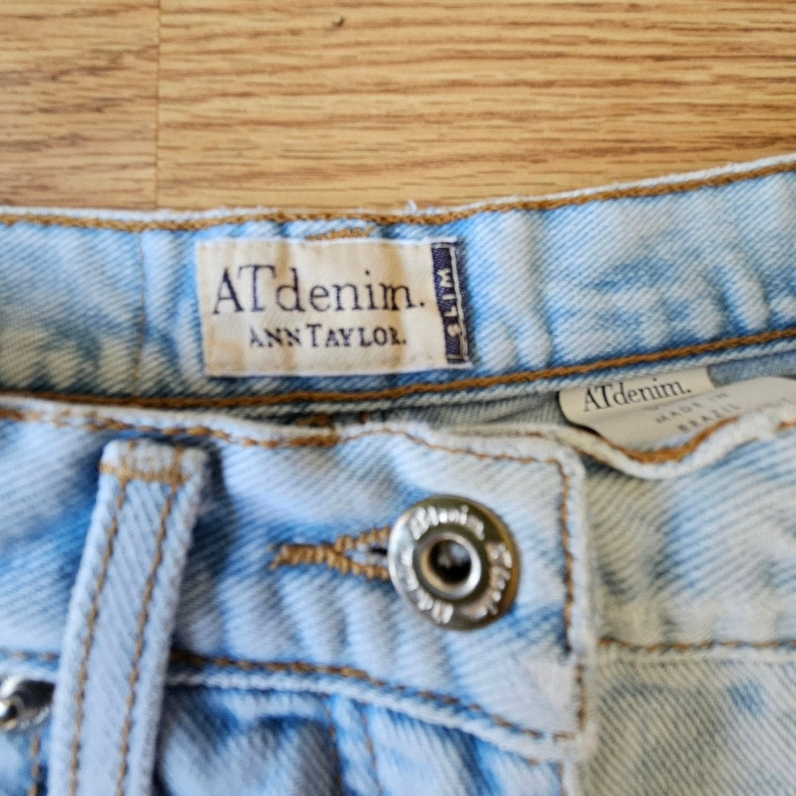 90s Ann Taylor Straight Leg Tapered Jeans - Size 6P