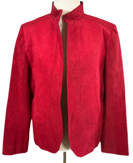 Red Suede Bolero