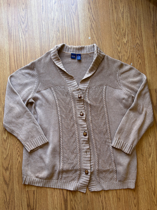 Vintage Cable Knit Cardigan
