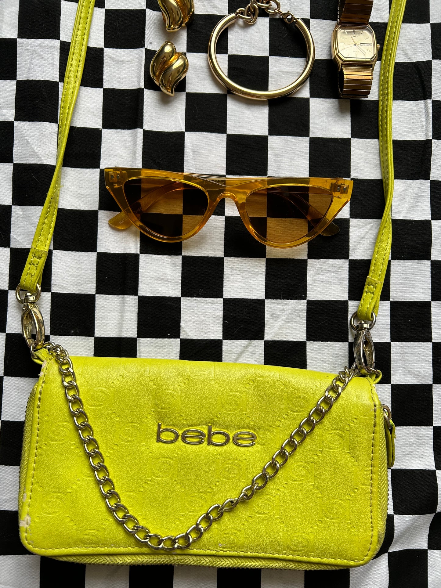 Y2K bebe Lime Crossbody