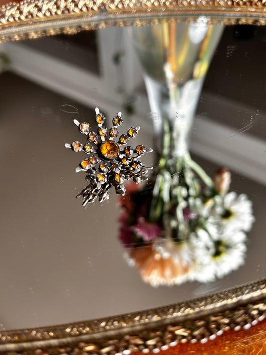 Vintage Starburst Brooch