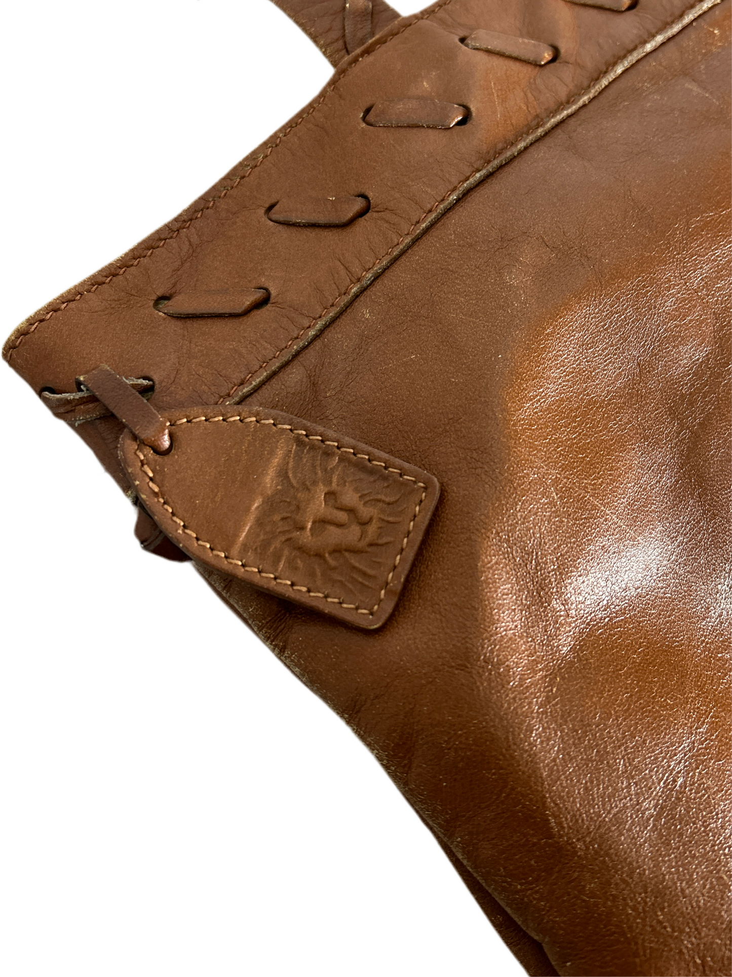 90s Anne Klein Leather Tote
