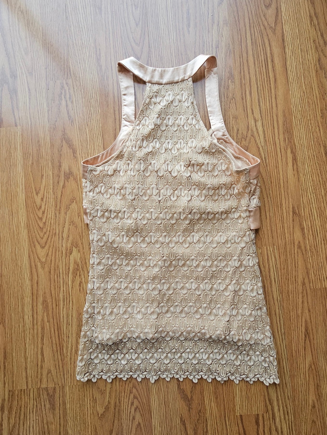 Gold Crochet Tanktop