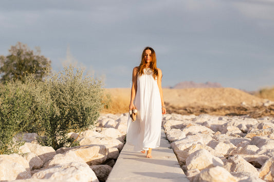 Y2K Grecian Maxi Dress