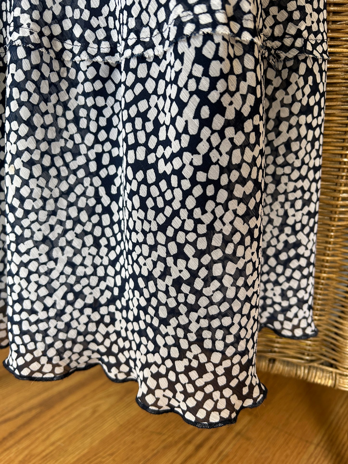 Tiered Chiffon Maxi Dress