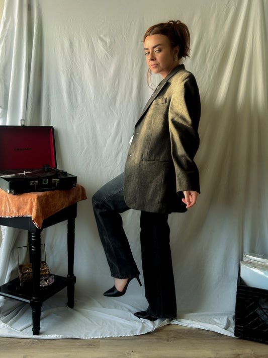 Oscar De La Renta Suit Jacket (Large|Extra Large)