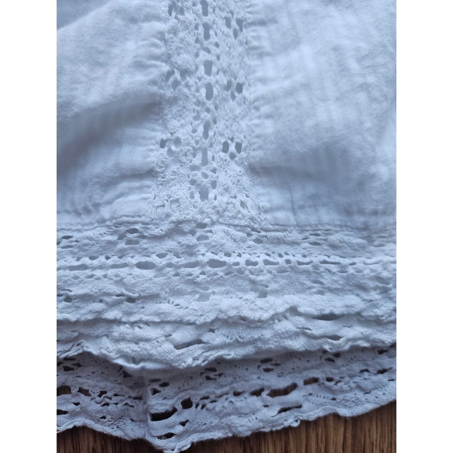 American Eagle White Cotton Mini Skirt - Size Small
